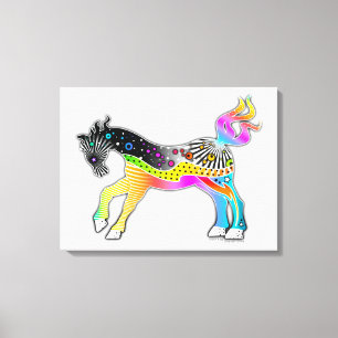 18"X24" CANVAS PRINT - Pop Art HORSE