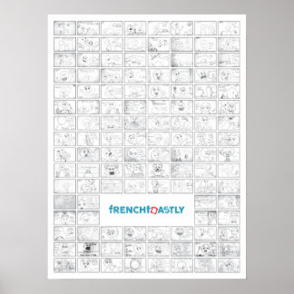 18" x 24" 120 Days Project Poster, Gloss Paper Poster