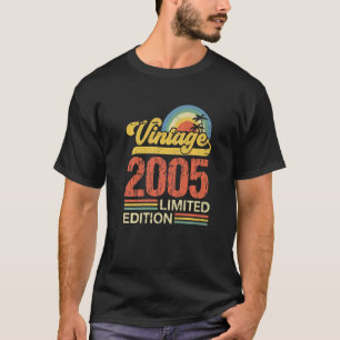 18 Year Old  Vintage 2005  18th Birthday T-Shirt