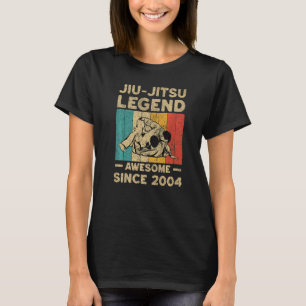18 Years Old BJJ Jiu Jitsu Legend Awesome Since 20 T-Shirt