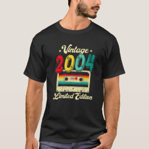 18 Years Old Vintage 2004 Cassette Tape 18Th Birth T-Shirt