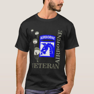 18th Airborne Corps Veteran Paratrooper Veterans D T-Shirt