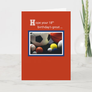 18th All Sports Birthday, Balls, Red Card