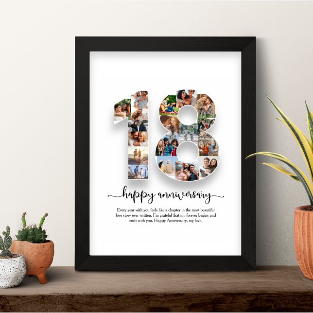18th Anniversary Photo Collage Poster (Creator Uploaded)