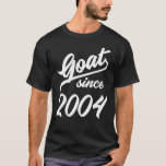 18th Birthday 18 Years Old Goat Since 2004 T-Shirt<br><div class="desc">18th Birthday 18 Years Old Goat Since 2004</div>