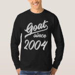 18th Birthday 18 Years Old Goat Since 2004 T-Shirt<br><div class="desc">18th Birthday 18 Years Old Goat Since 2004</div>