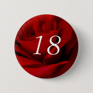 18th Birthday 6 Cm Round Badge
