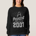 18th Birthday A PRINCESS WAS BORN 2007 18 Years Gi Sweatshirt<br><div class="desc">18th Birthday A PRINCESS WAS BORN 2007 18 Years Girl</div>