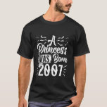18th Birthday A PRINCESS WAS BORN 2007 18 Years Gi T-Shirt<br><div class="desc">18th Birthday A PRINCESS WAS BORN 2007 18 Years Girl</div>