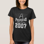 18th Birthday A PRINCESS WAS BORN 2007 18 Years Gi T-Shirt<br><div class="desc">18th Birthday A PRINCESS WAS BORN 2007 18 Years Girl</div>