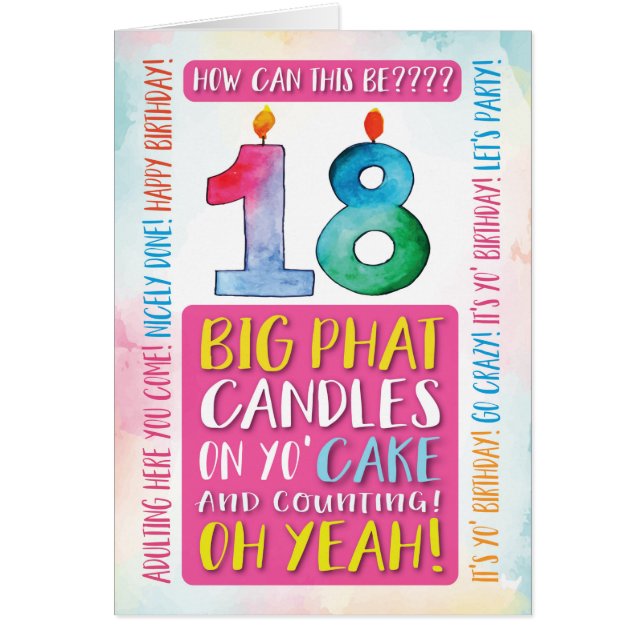 18th Birthday Adulting Here You Come Let's Party (Front)