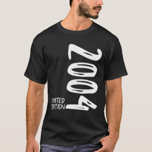 18Th Birthday Boy Girl 2004 Limited Edition Gift T-Shirt
