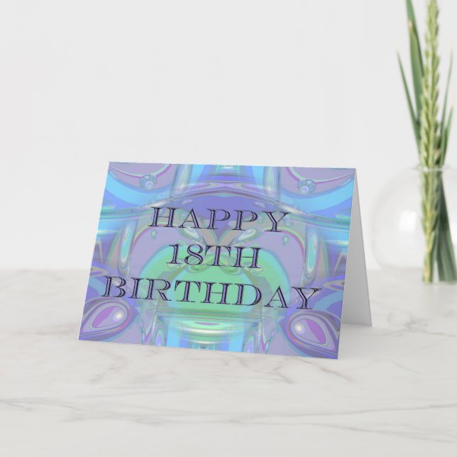 18th Birthday Card (Front)
