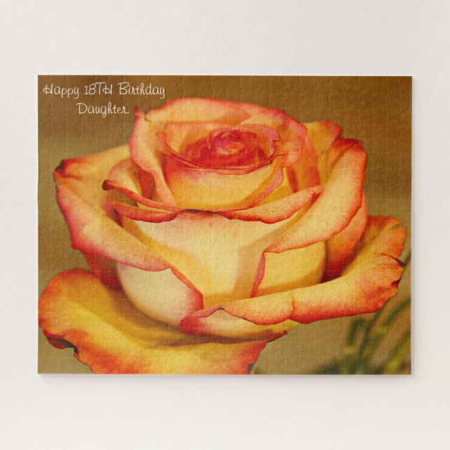 18th Birthday Daughter. Jigsaw Puzzle (Horizontal)