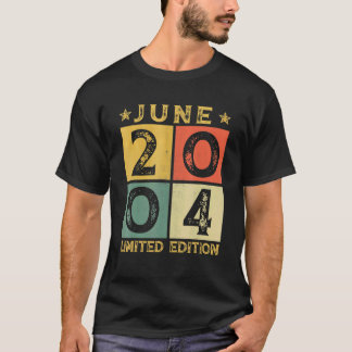 18th Birthday Decorations June 2004 18th Years Old T-Shirt