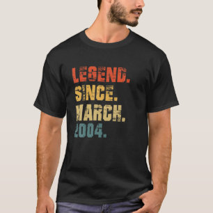 18Th Birthday Gifts 18 Years Old Legend Since Marc T-Shirt