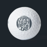 18th BirthDay Golf Balls<br><div class="desc">18th Birthday Celebration.</div>