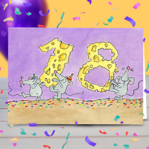 18TH BIRTHDAY greeting card by Nicole Janes