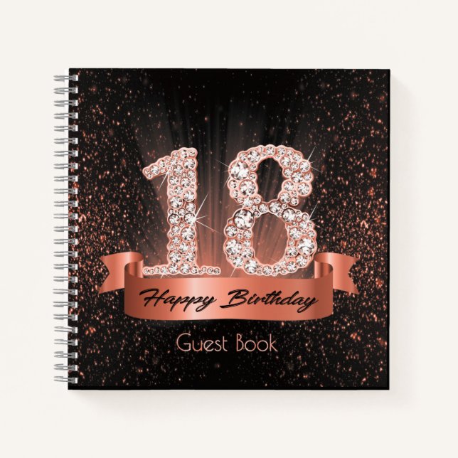 18th Birthday Guest Book (Front)