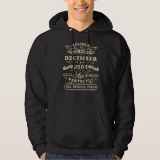 18th Birthday  Legends Born In December 2004 18 Yr Hoodie