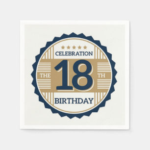 18th Birthday Napkin