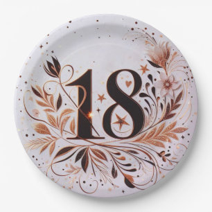 18th Birthday Paper Plate