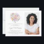 18th Birthday Party Flower Bouquet Photo Surprise Invitation<br><div class="desc">An elegant watercolor floral bouquet of vintage flowers decorates the top of this 18th birthday surprise party invitation. The soft pastel flowers are accented with modern line art. The birthday celebrant's name is written in a modern,  simple script. There are matching signs and party decorations available.</div>