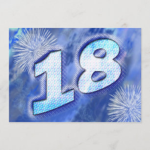 18th birthday party invitation