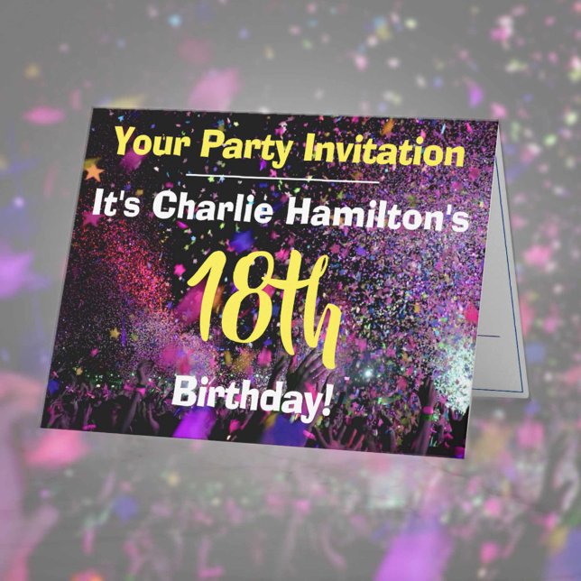 18th Birthday Party Invitation (Creator Uploaded)