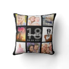 18th birthday photo collage girl black