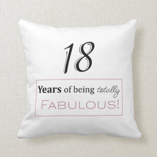 18th Birthday Pillow Gift