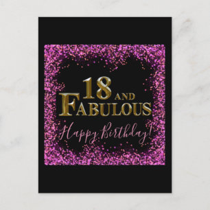 18th Birthday Postcard