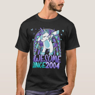 18Th Birthday Rainbow 18 Year Old Dabbing Unicorn T-Shirt
