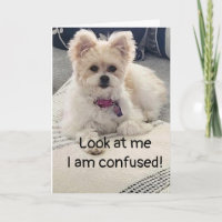 **18th BIRTHDAY** SO VERY CONFUSED! Card