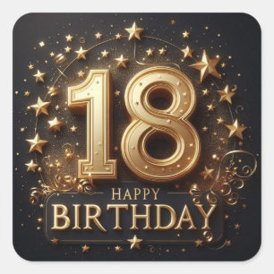 18th birthday sticker