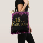 18th Birthday  Tote Bag<br><div class="desc">Fabulous Birthday Products!</div>