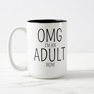 18th Birthday Two-Tone Coffee Mug