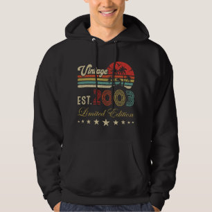 18th birthday vintage limited edition 18 birthday hoodie