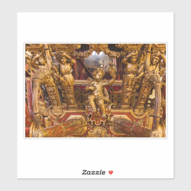 18th c. Coach detail. Museu dos Coches. Lisbon (Sheet)