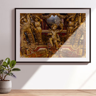 18th c. Coach detail. Museu dos Coches. Lisbon Photo Print