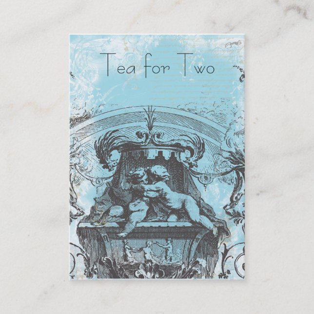 18th Century Cherub Rococo Business Card (Front)