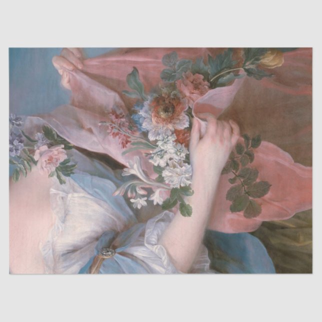 18th Century Maiden Tissue Paper (Front)