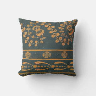18th Century Pattern Drawing Illustration Cushion