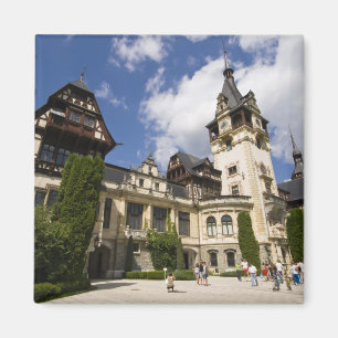 18th Century Peles Castle, Sinaia, Romania, 2 Magnet