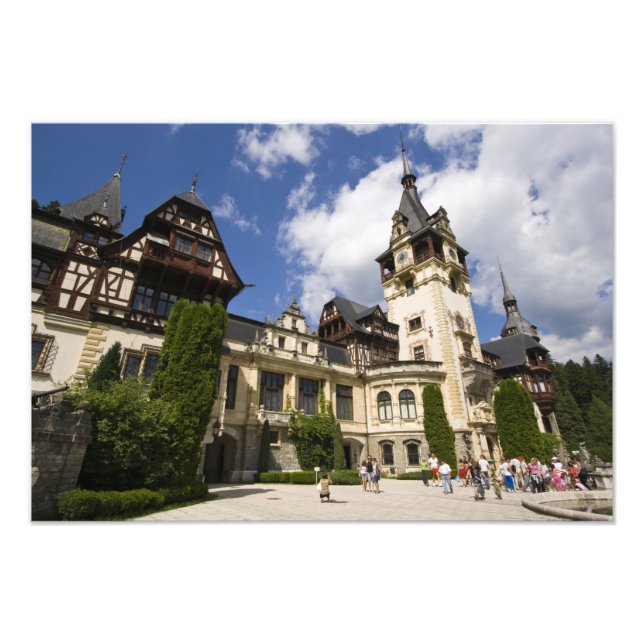 18th Century Peles Castle, Sinaia, Romania, 2 Photo Print (Front)