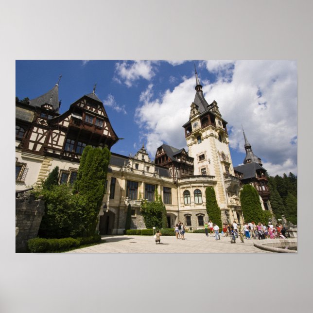 18th Century Peles Castle, Sinaia, Romania, 2 Poster (Front)