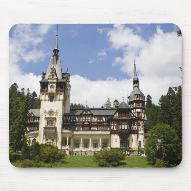 18th Century Peles Castle, Sinaia, Romania, Mouse Pad (Front)