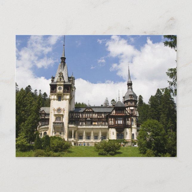 18th Century Peles Castle, Sinaia, Romania, Postcard (Front)