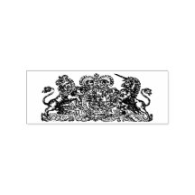 18th century Royal Coat of Arms Ink Stamp