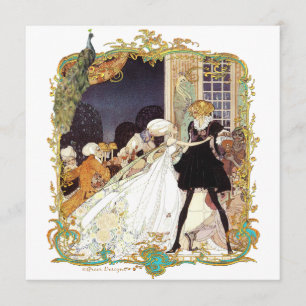 18th Century Storybook Ball & Peacock Invitations